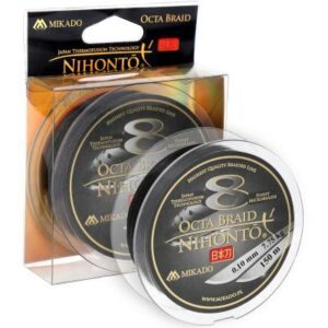 Mikado Nihonto Octa Braid - 0.10mm/7.75Kg/150M - Schwarz