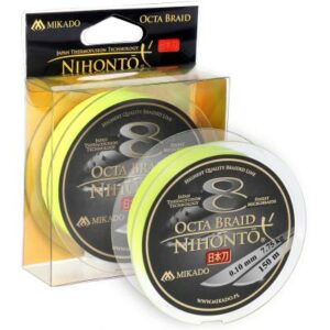 Mikado Nihonto Octa Braid - 0.10mm/7.75Kg/150M - Fluo Gelb