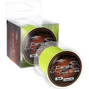 Mikado Carp Octa Braid - 0.16mm/12.9Kg/300M - Fluo Gelb