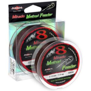 Mikado Octa Method Feeder - 0.08mm/5.1Kg/300M - Braun