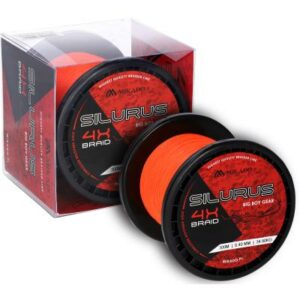 Mikado Silurus 4 X Braid - 0.40mm/34.90Kg/300M - Fluo Orange