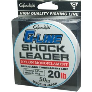 Gamakatsu G-Line Shock Leader 50M 20Lbs 0.37Mm 6P