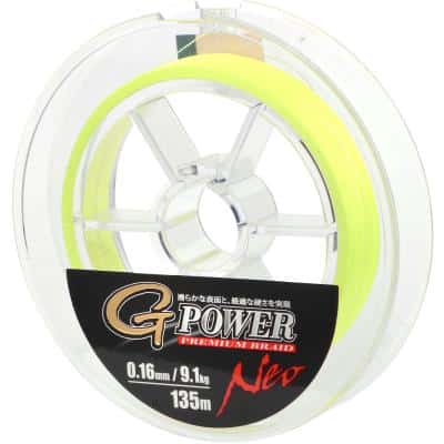 Gamakatsu G-Power Prem 135M Fluo-Yellow 0.09Mm