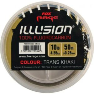 FOX Rage Illusion Fluorocarbon trans khaki 0.25mm 3.66kg / 8lb x 50m