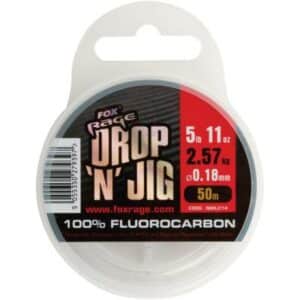 Fox Rage Drop & jig flurocarbon 0.18mm 2.57kg 5.67lb x 50m