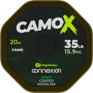 RidgeMonkey CamoX Stiff Coated Hooklink 35lb