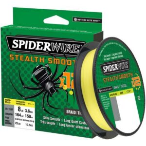 SpiderWire Stealth Smooth12 0.19MM 150M 18.0K Hi-Vis Yellow