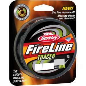 Berkley Tracer Fireline 0.25MM 110M Grün/schwarz im Wechsel