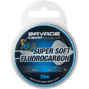 Savage Gear Super Soft Fluorocarbon Egi 25M 0.25Mm 4.66Kg 10.27Lb Pink