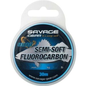 Savage Gear Semi-Soft Fluorocarbon Seabass 30M 0.21Mm 2.70Kg 5.95Lb Clea