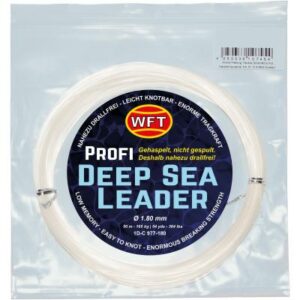 WFT KG Mono Deep Sea Leader clear 21KG 50m 0