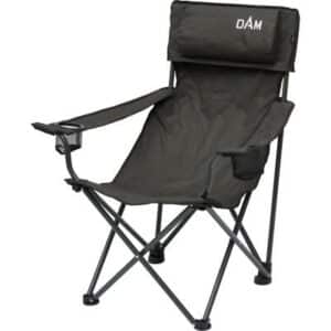 DAM Foldable Chair With Bottle Holder Steel