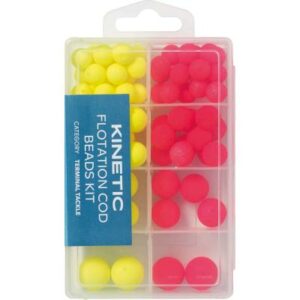 Kinetic Flotation Cod Beads Kit 72pcs