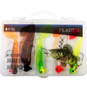 FLADEN Jig Sortiment in Box 5 teilig 8-10g