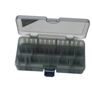 FLADEN Tackle Box smoke mit freier Einteilung 18.6x10.3x3.4cm