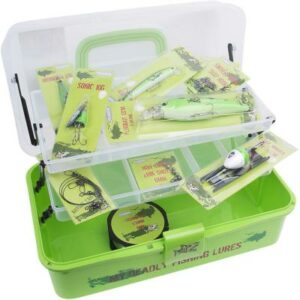 FLADEN Tacklebox Junior mit Zubehör green