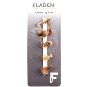 FLADEN Maxximus Fliegen Set 5 teilig Caddis dry