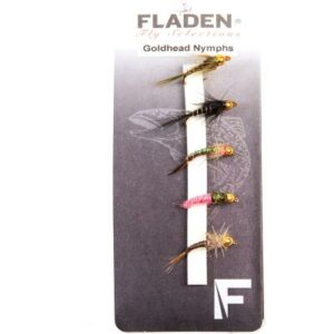 FLADEN Maxximus Fliegen Set 5 teilig Goldhead nymphs