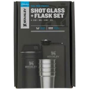 Stanley Adventure Shot & Flask Gift Set 236 Ml Mattschwarz