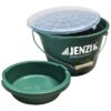JENZI Futtereimer 25 ltr. mit Einsatz + Deckel