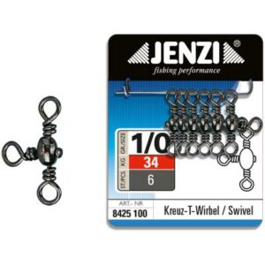 JENZI KREUZWIRBEL Black Nickel Gr.1/0 34kg