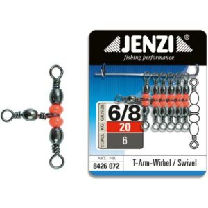 JENZI Tripple-Wirbel Balck Nickel 6/8 20kg