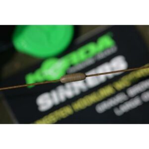 Korda Sinker Tungsten Hooklink Weight - 12 Stück small brown