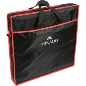 Mikado Setzkeschertasche - 1 Fach - quadratisch - Schwarz Rot