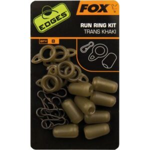 FOX Edges Standard Run Ring Kit trans khaki x 8