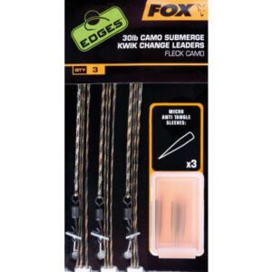 FOX Edges Camo Submerge leaders Kwik Change 40lb