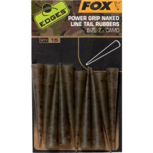 Fox Edges Camo Power grip naked tail rubbers size 7 x 10