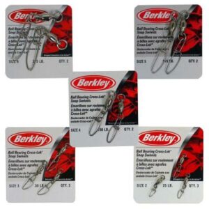 Berkley MC Mahon CROSS-LOK SNAP/Wirbel SIZE 3