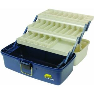 PLANO Lg 3 Tray Box Blue / Silver