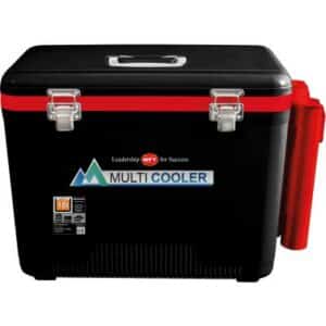 WFT Multicooler 18L schwarz mit 2 Rutenhaltern rot