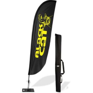 Black Cat Bowflag 60cm 260cm