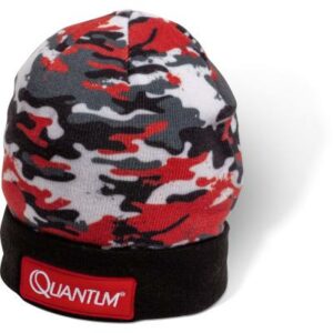 Quantum Winter Cap schwarz/rot camou