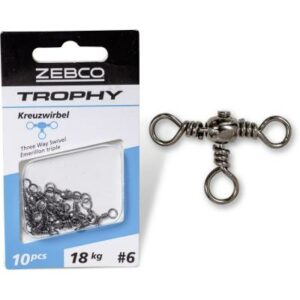 Zebco Gr.: 14 L: 48mm Trophy Kreuzwirbel 8kg