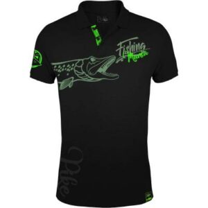 HSDesign Polo Fishing Mania Pike size M