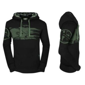 HSDesign Hoodie Carpfishing with camo detail - Size M