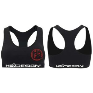 HSDesign Sport Bra red logo Size S